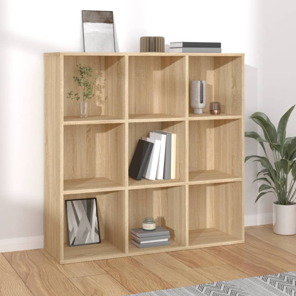 vidaXL Βιβλιοθήκη Χρώμα Sonoma Δρυς 98x29x97,5cm Επεξεργασμένο Ξύλο 1 τεμ. vidaXL Βιβλιοθήκη Χρώμα Sonoma Δρυς 98x29x97,5cm Επεξεργασμένο Ξύλο 1 τεμ.