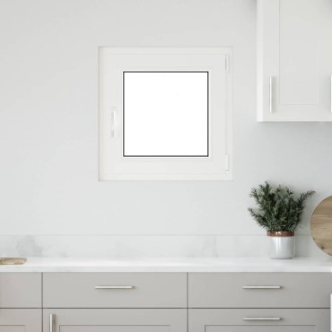 vidaXL Παράθυρο Υπογείου "RISOR" 50x50 εκ. Ανακλινόμενο & Περιστρεφόμενο DIN Δεξί Ανθρακί