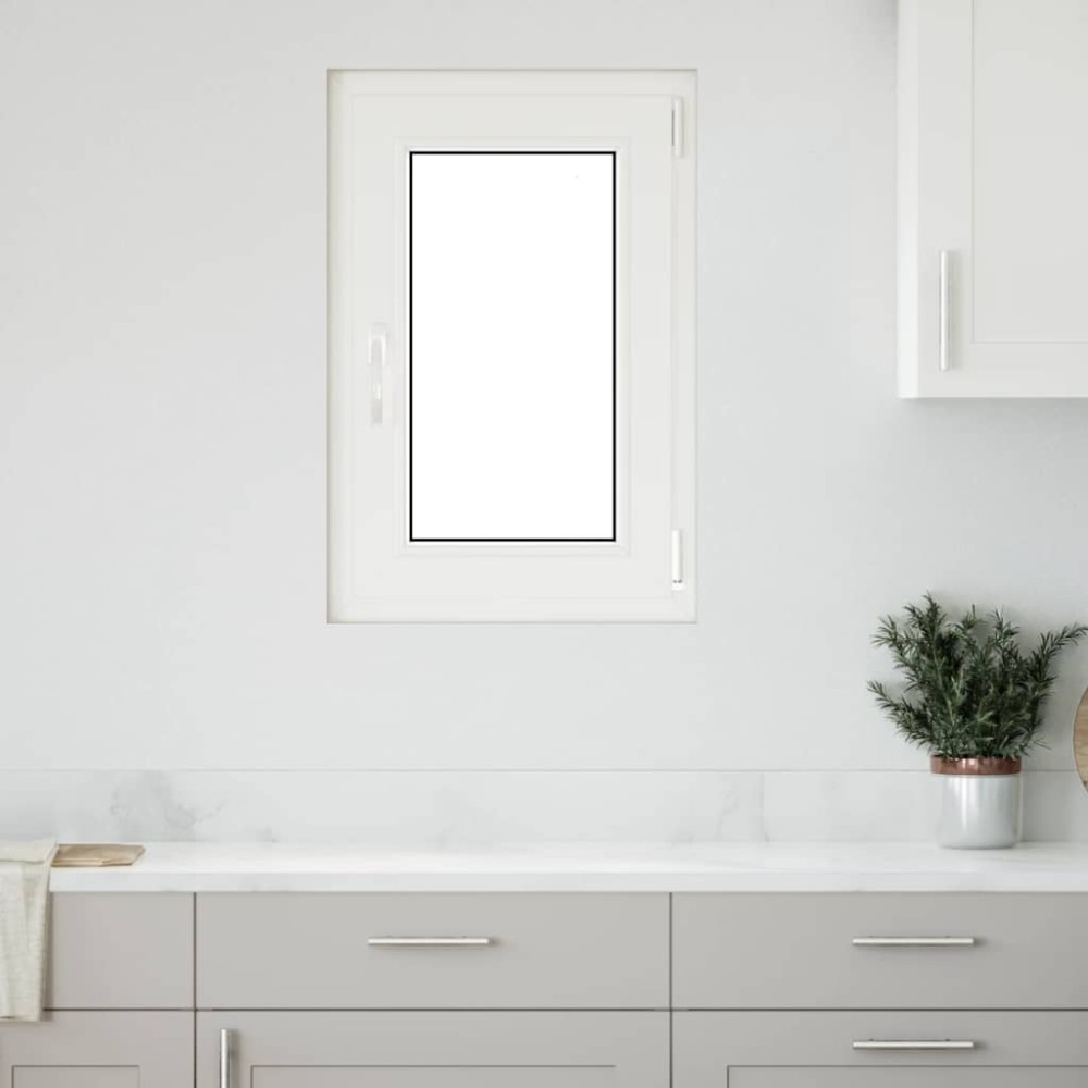 vidaXL Παράθυρο Υπογείου "RISOR" 50x75 εκ. Ανακλινόμενο & Περιστρεφόμενο DIN Δεξί Ανθρακί