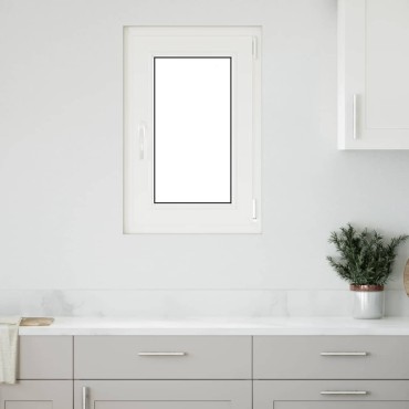 vidaXL Παράθυρο Υπογείου "RISOR" 50x75 εκ. Ανακλινόμενο & Περιστρεφόμενο DIN Δεξί Ανθρακί