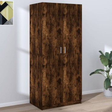 vidaXL Ντουλάπα Καπνιστή Δρυς 80x52x180cm από Επεξεργασμένο Ξύλο 1 τεμ.
