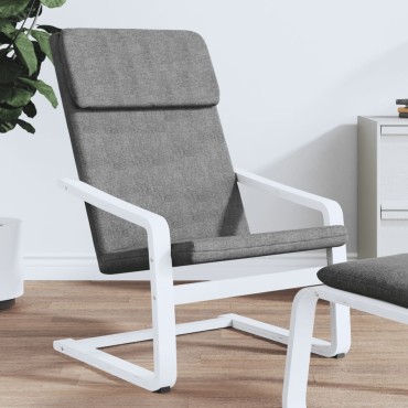 vidaXL Πολυθρόνα Relax Σκούρο Γκρι Υφασμάτινη 59x82x98cm 1 τεμ.