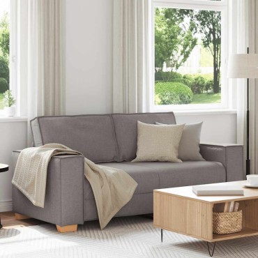 vidaXL Διθέσιος Καναπές 180x78x84cm Ύφασμα, Μπεζ