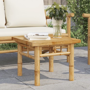 vidaXL Τραπεζάκι Σαλονιού 45x45x35cm από Μπαμπού 1 τεμ.