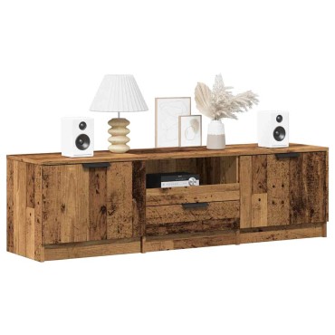 vidaXL Έπιπλο Τηλεόρασης Παλιό Ξύλο 140x35x40cm Επεξεργασμένο Ξύλο