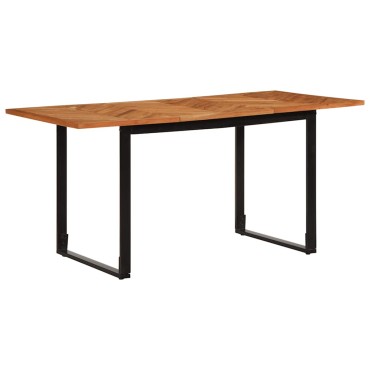 vidaXL Τραπεζαρία 160x80x75cm από Μασίφ Ξύλο Ακακίας 1 τεμ.