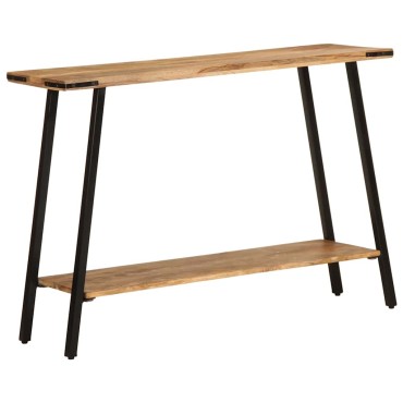 vidaXL Τραπέζι Κονσόλα 110x30x75cm από Μασίφ Ξύλο Μάνγκο 1 τεμ.