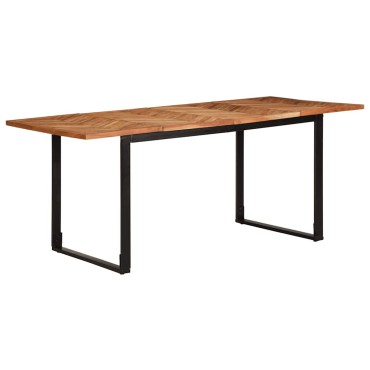 vidaXL Τραπεζαρία Κήπου 180x90x75cm από Μασίφ Ξύλο Ακακίας 1 τεμ.
