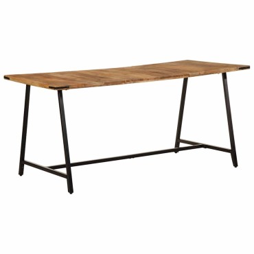 vidaXL Τραπεζαρία 160x80x75cm από Μασίφ Ξύλο Μάνγκο 1 τεμ.