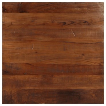 vidaXL Επιτραπέζιο 80x80x2,5cm Τετράγωνο Μασίφ Ξύλο Ανακυκλωμένο