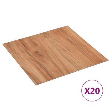 vidaXL Δάπεδο Αυτοκόλλητο Φυσικό 20 τεμ. 1,86 μ² από PVC