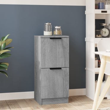 vidaXL Ντουλάπι Γκρι Sonoma 30x30x70cm από Επεξεργασμένο Ξύλο 1 τεμ.