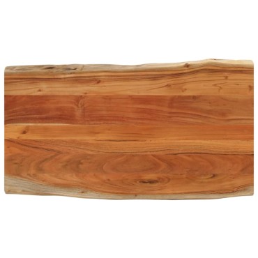 vidaXL Επιφάνεια Τραπεζιού Ορθογώνια 100x60x3,8cm Μασίφ Ξύλο Ακακίας 1 τεμ.