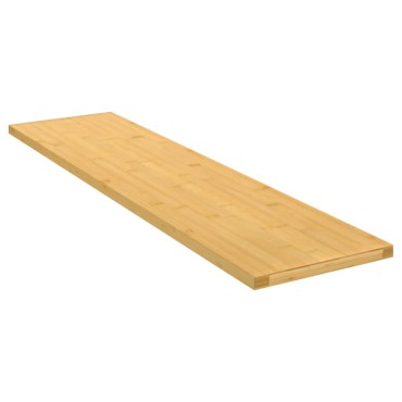 vidaXL Ράφι Τοίχου 80x20x1,5cm από Μπαμπού 1 τεμ.