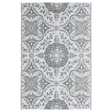 vidaXL Χαλί εξωτερικού χώρου ARAKIL ανοιχτό γκρι 190x290 cm PP