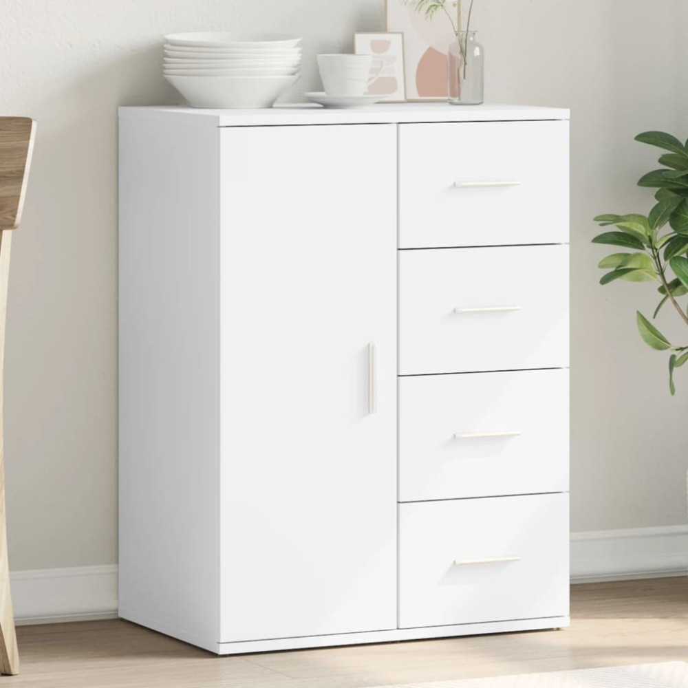 vidaXL Βοηθητικό Ντουλάπι Λευκό 59x39x80cm Επεξεργασμένο Ξύλο 1 τεμ.