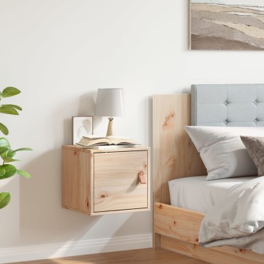 vidaXL Ντουλάπι Τοίχου 31,5x30x30cm από Μασίφ Ξύλο Πεύκου 1 τεμ.