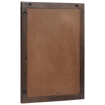 vidaXL Καθρέφτης Μπάνιου 50x70x3cm Μασίφ Ξύλο Μάνγκο 1 τεμ.