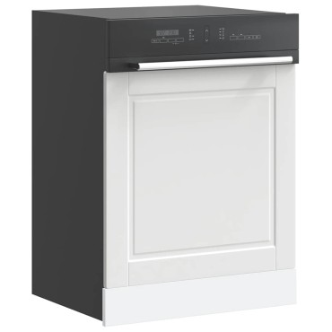 vidaXL Πίνακας πλυντηρίου πιάτων Porto Λευκό 60x1,5x57cm Επεξ. Ξύλο