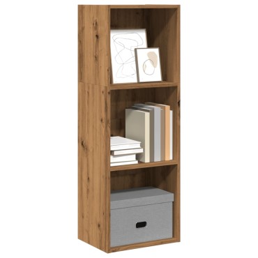 vidaXL Βιβλιοθήκη Αρτισιανή Δρυς 40x30x114cm από Επεξεργασμένο Ξύλο 1 τεμ.