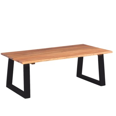 vidaXL Τραπεζάκι Σαλονιού 110x60x40cm από Μασίφ Ξύλο Ακακίας 1 τεμ.