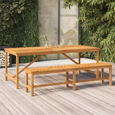 vidaXL Παγκάκι Κήπου από Μασίφ Ξύλο Ακακίας 180x35x45cm 1 τεμ.