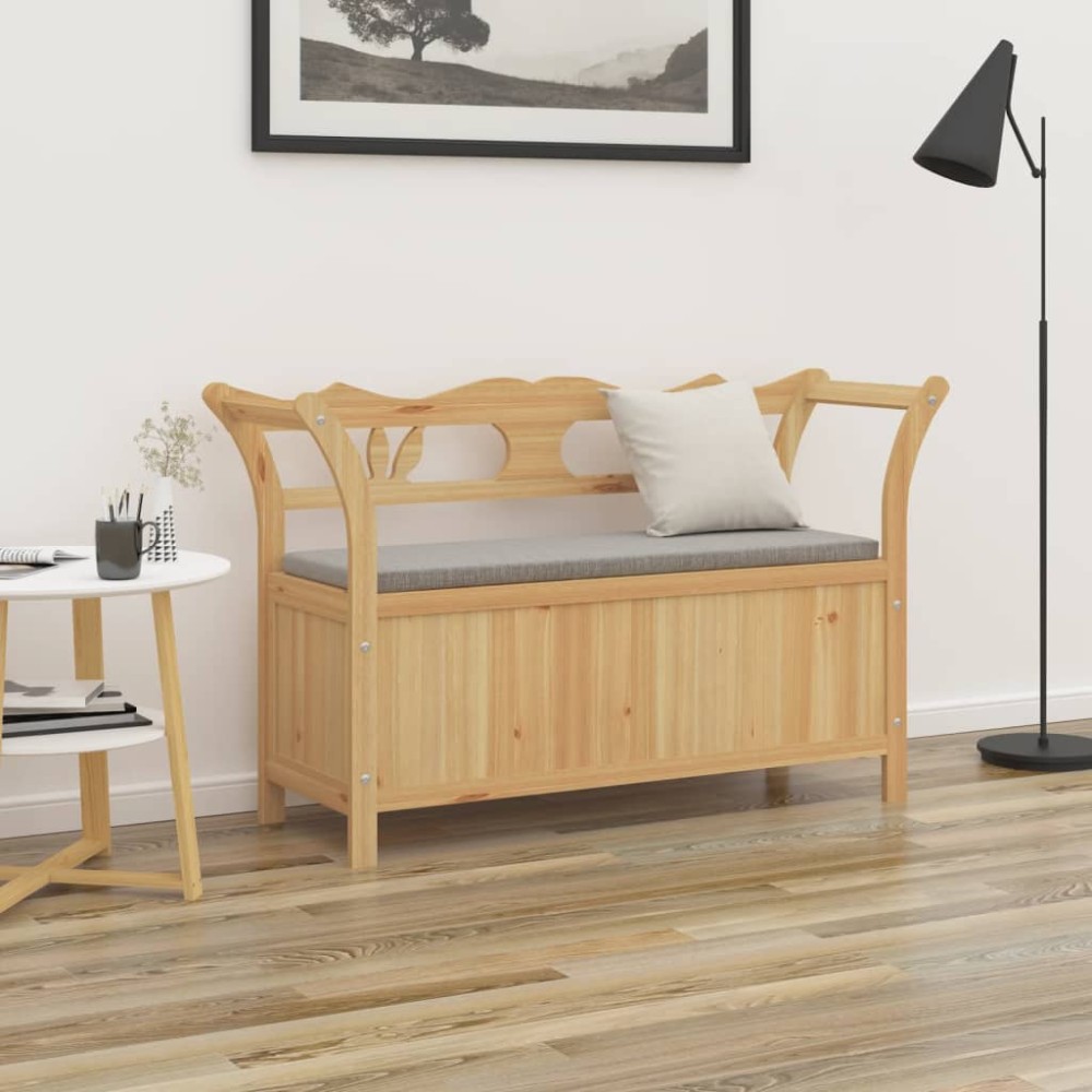 vidaXL Πάγκος 107x45x75,5cm από Μασίφ Ξύλο Ελάτης 1 τεμ.