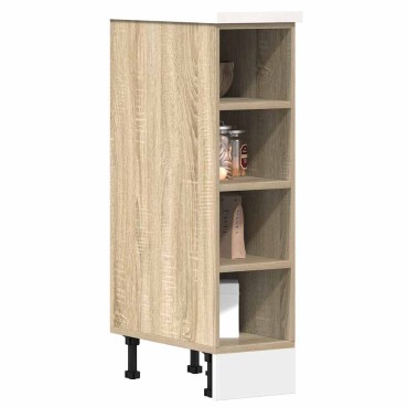 vidaXL Ντουλάπι Δαπέδου Riga Sonoma Δρυς 20x44,5x81,5cm Ξύλο 1 τεμ.