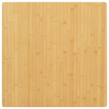 vidaXL Επιφάνεια Τραπεζιού 80x80x1,5 από Μπαμπού 80x80x1,5cm 1 τεμ.