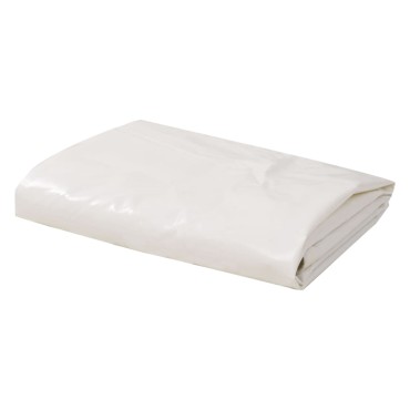 vidaXL Μουσαμάς Λευκός 1,5 x 6 μ. 650 γρ./μ.²