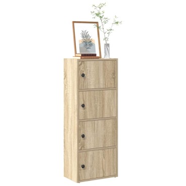 vidaXL Βιβλιοθήκη Sonoma Δρυς 40x24x102cm από Επεξεργασμένο Ξύλο 1 τεμ.