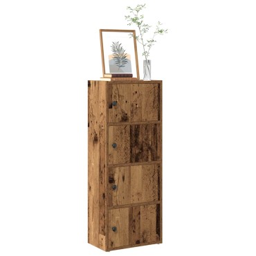 vidaXL Βιβλιοθήκη Όψη Παλαιού Ξύλου 40x24x102cm Επεξεργασμένο Ξύλο 1 τεμ.