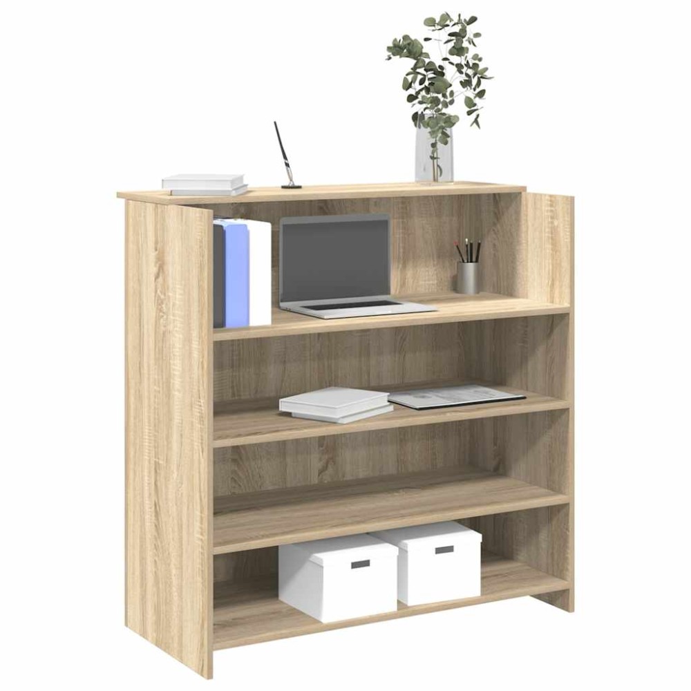 vidaXL Γραφείο Υποδοχής από Ξύλο Sonoma Δρυς 100x50x103,5cm από Τεχνητό Ξύλο 1 τεμ. vidaXL Γραφείο Υποδοχής από Ξύλο Sonoma Δρυς 100x50x103,5cm από Τεχνητό Ξύλο 1 τεμ.