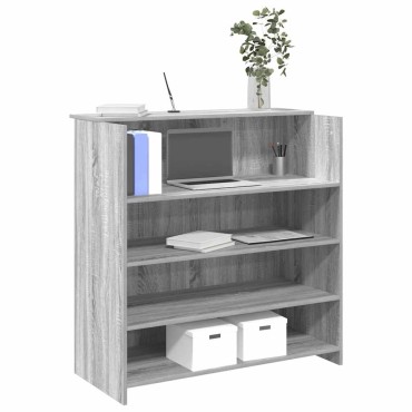 vidaXL Γραφείο υποδοχής 100x50x103,5cm Επεξεργασμένο Ξύλο 1 τεμ.