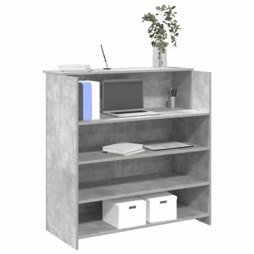 vidaXL Γραφείο υποδοχής 100x50x103,5cm Επεξεργασμένο Ξύλο 1 τεμ.