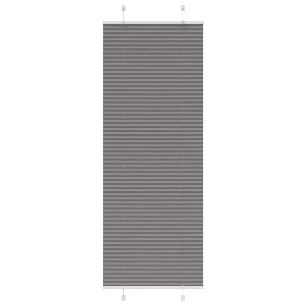 vidaXL Πλισέ περσίδα Ανθρακί 70x200 cm Πλάτος υφάσματος 69,4 cm