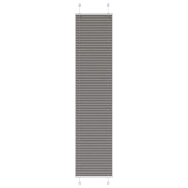 vidaXL Πλισέ περσίδα Ανθρακί 40x200 cm Πλάτος υφάσματος 39,4 cm