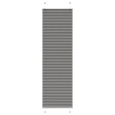 vidaXL Πλισέ περσίδα Ανθρακί 55x200 cm Πλάτος υφάσματος 54,4 cm