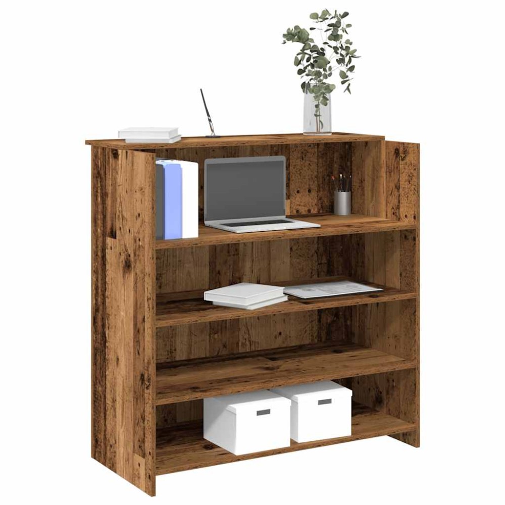 vidaXL Γραφείο υποδοχής Παλιό Ξύλο 100x50x103,5cm Επεξεργασμένο Ξύλο 1 τεμ. vidaXL Γραφείο υποδοχής Παλιό Ξύλο 100x50x103,5cm Επεξεργασμένο Ξύλο 1 τεμ.