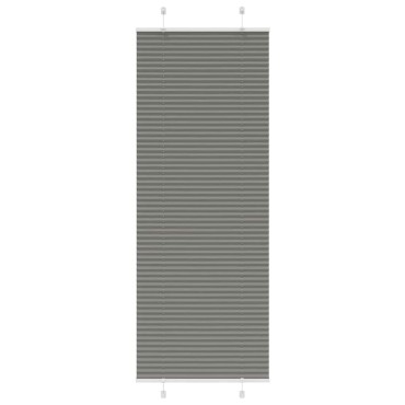 vidaXL Πλισέ περσίδα Ανθρακί 80x200 cm Πλάτος υφάσματος 79,4 cm