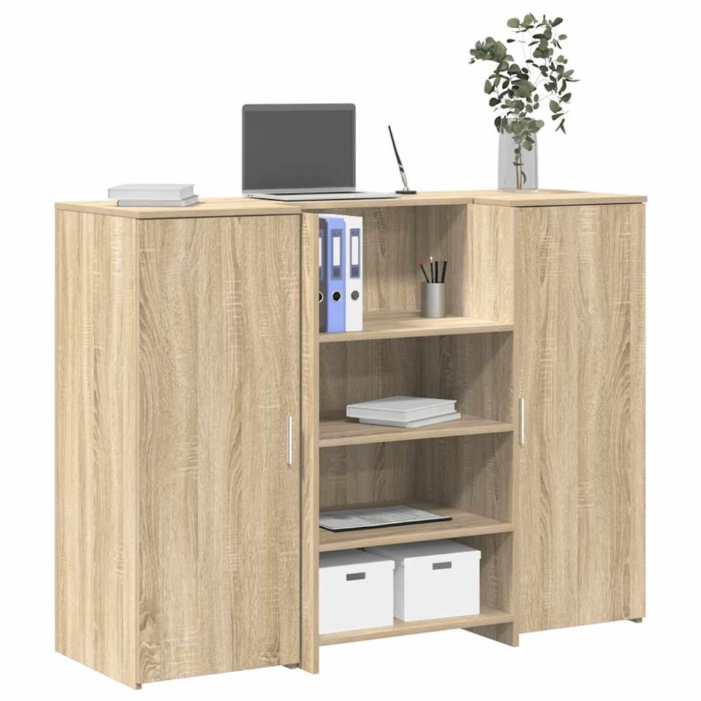 vidaXL Γραφείο υποδοχής Sonoma Δρυς 135x50x103,5cm Επεξεργασμένο Ξύλο 1 τεμ. vidaXL Γραφείο υποδοχής Sonoma Δρυς 135x50x103,5cm Επεξεργασμένο Ξύλο 1 τεμ.