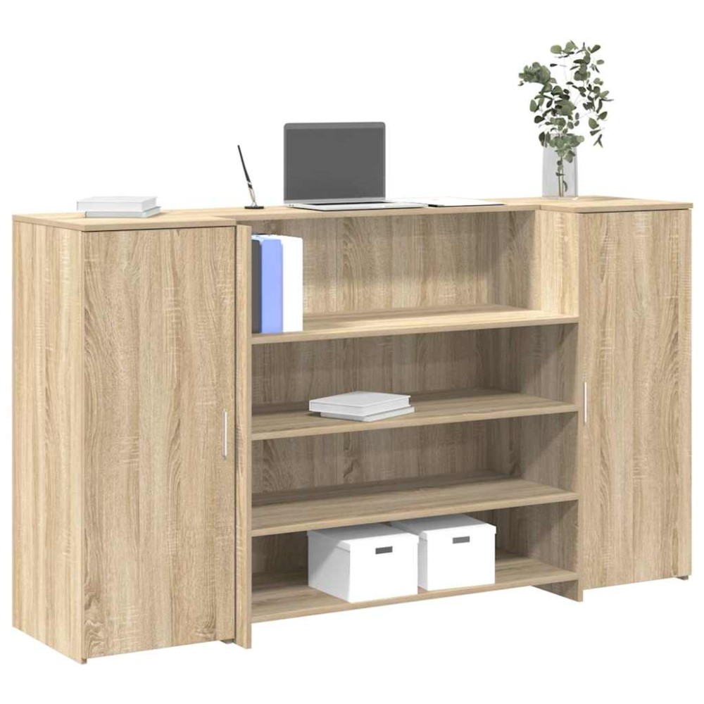vidaXL Γραφείο υποδοχής Sonoma Δρυς 180x50x103,5cm Επεξεργασμένο Ξύλο 1 τεμ. vidaXL Γραφείο υποδοχής Sonoma Δρυς 180x50x103,5cm Επεξεργασμένο Ξύλο 1 τεμ.