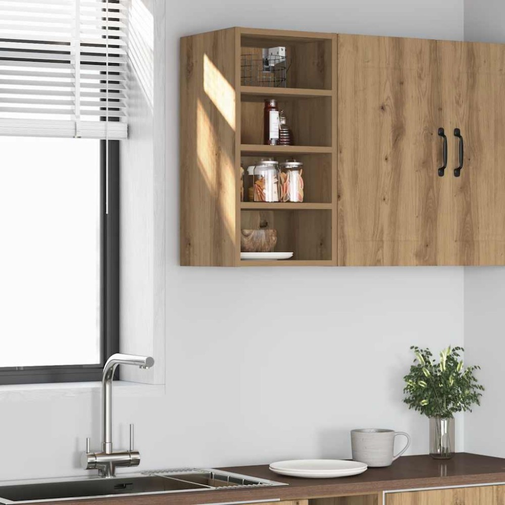 vidaXL Κρεμαστό Ντουλάπι "Riga" από Τεχνητό Δρυ 30x29,5x60cm από Τεχνητό Ξύλο 1 τεμ. vidaXL Κρεμαστό Ντουλάπι "Riga" από Τεχνητό Δρυ 30x29,5x60cm από Τεχνητό Ξύλο 1 τεμ.