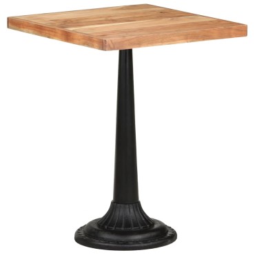 vidaXL Τραπέζι Bistro 60x60x76cm από Μασίφ Ξύλο Ακακίας 1 τεμ.