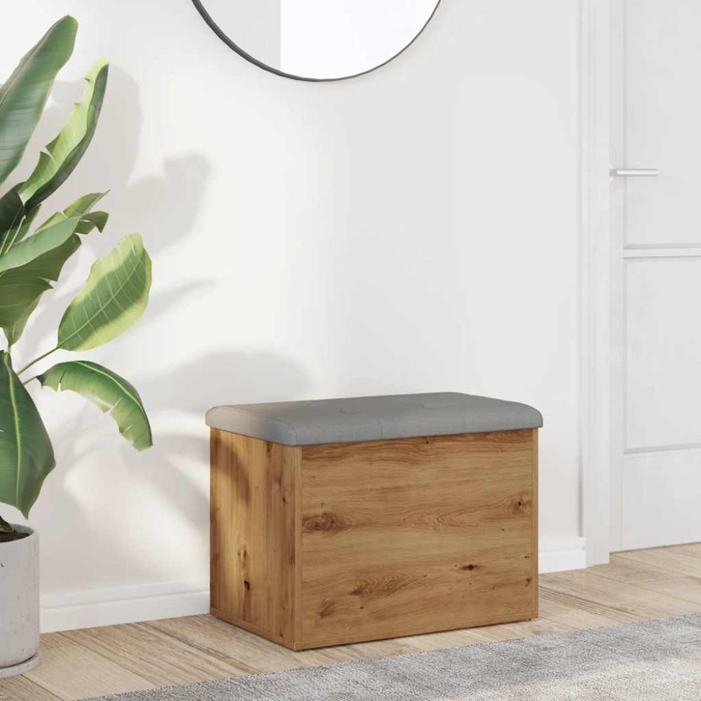 Πάγκος αποθήκευσης vidaXL Artisan Oak 62x42x45cm Κατασκευασμένο ξύλο