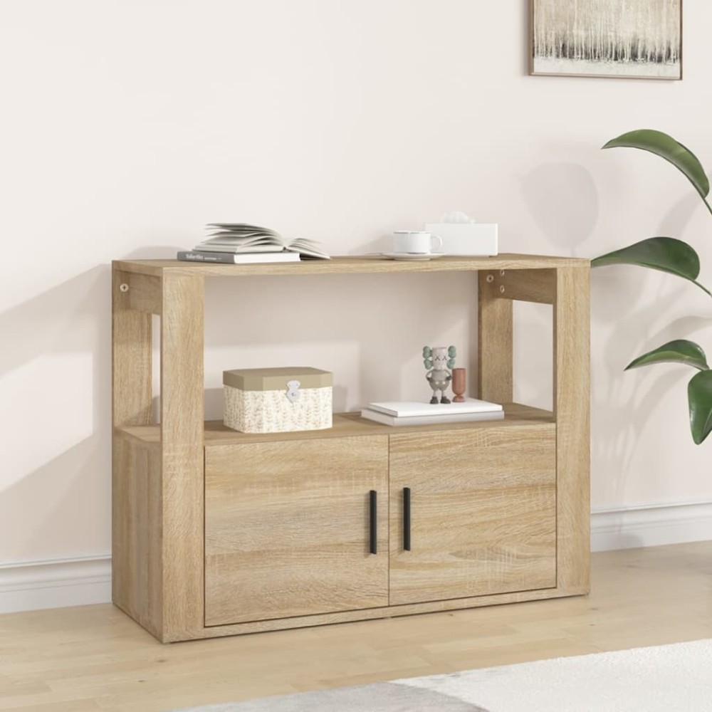 vidaXL Ντουλάπι Sonoma Δρυς 80x30x60cm από Επεξεργασμένο Ξύλο 1 τεμ.
