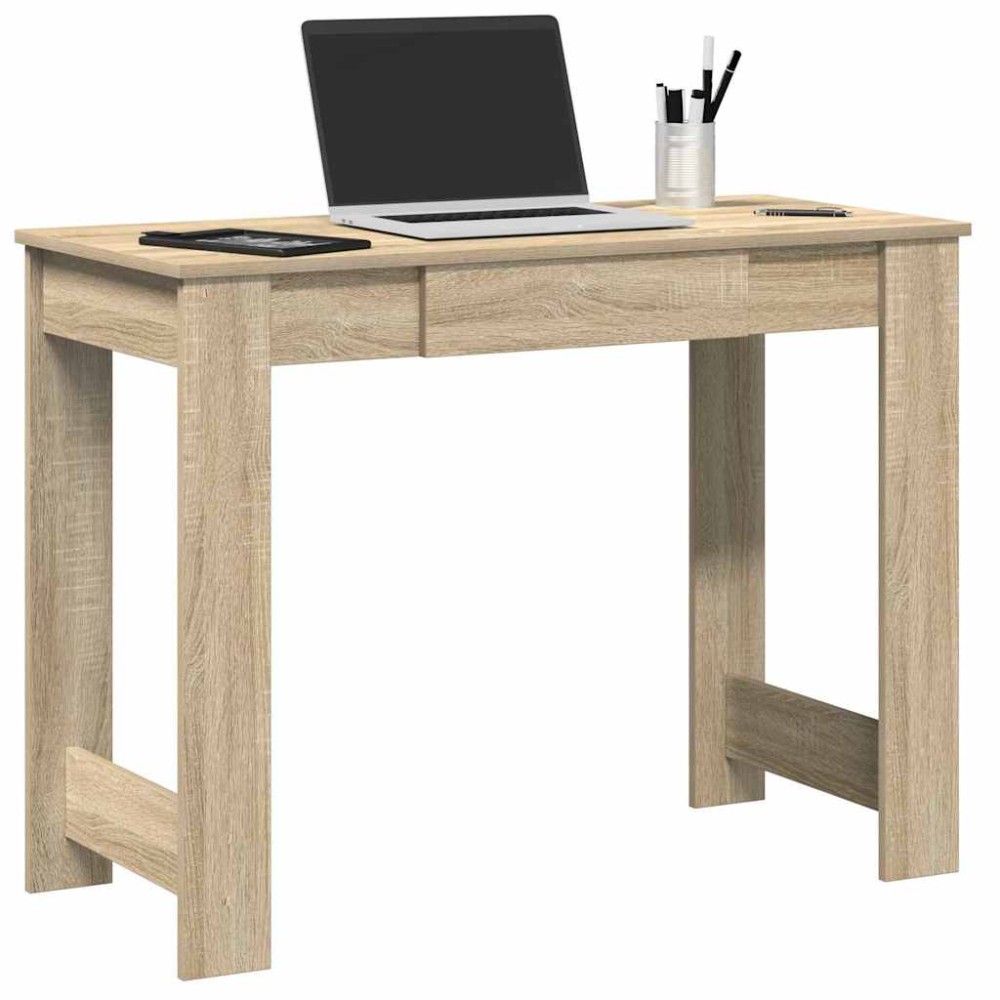 vidaXL Γραφείο Sonoma Δρυς 100x45x75cm από Επεξεργασμένο Ξύλο 1 τεμ.