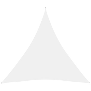 vidaXL Πανί Σκίασης Τρίγωνο Λευκό 4,5 x 4,5 x 4,5 μ. από Ύφασμα Oxford