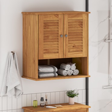 vidaXL Ντουλάπι Μπάνιου VIGO Καφέ και Μέλι Καφέ 67,5x34x71,5cm 1 τεμ.