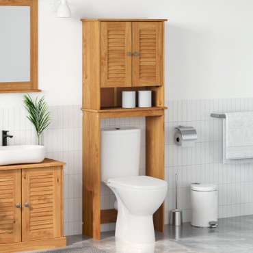 vidaXL Ντουλάπα τουαλέτας VIGO Καφέ και Μέλι Καφέ 60x27x161 εκ 1 τεμ.